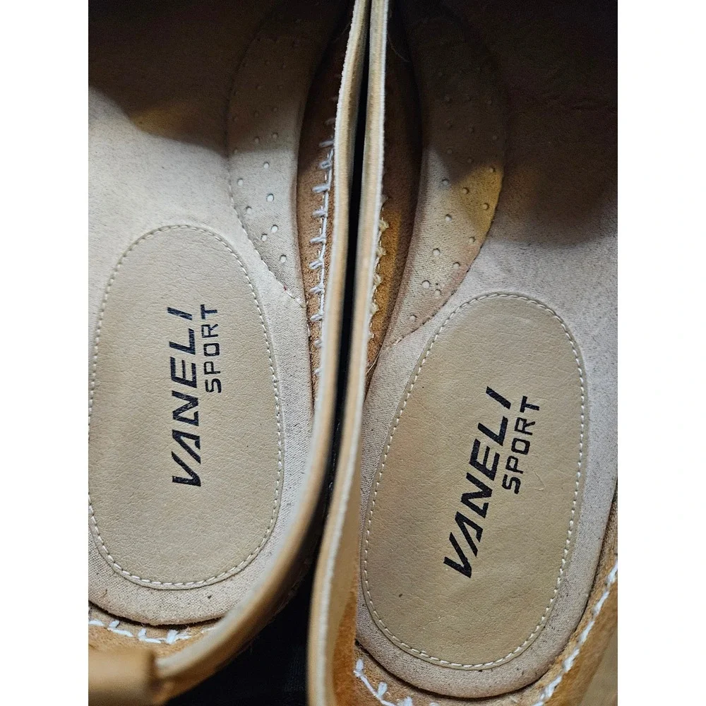 Vaneli‎ Sport 11 N Tan Suede Espadrille Flats Coastal Boho Chic Women #385